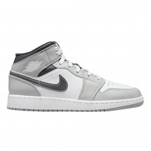 Jordan 1 Mid Light Smoke Grey