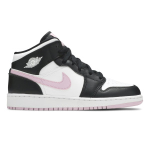 Jordan 1 Mid White Black Light Arctic Pink