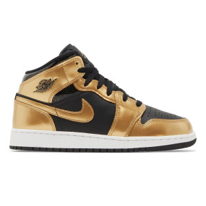 Jordan 1 Mid SE Metallic Gold Black Jordan 1 Mid SE Metallic Gold Black