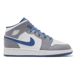 Jordan 1 Mid True Blue Cement Jordan 1 Mid True Blue Cement