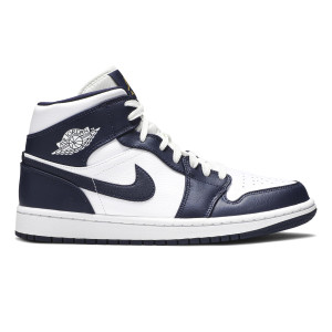 Jordan 1 Mid White Metallic Gold Obsidian Jordan 1 Mid White Metallic Gold Obsidian