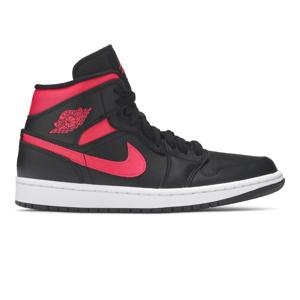 Jordan 1 Mid Black Siren Red