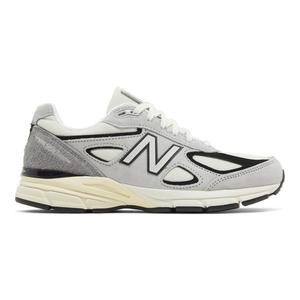 New Balance 990v4 MiUSA Teddy Santis Grey Black Cream