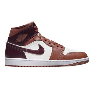 Jordan 1 Mid Dusty Peach Night Maroon
