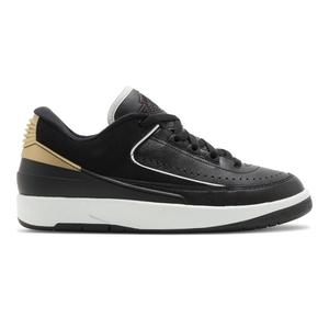 Jordan 2 Retro Low Black Metallic Gold